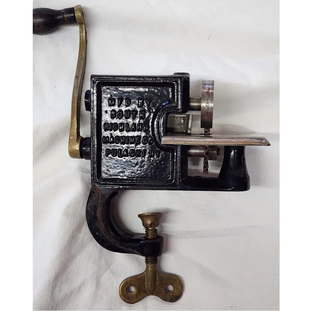 ☕️ Vintage Arcade Coffee Grinder Cast Iron Glass WALL HANGING VNPLVC - Picture 12 of 16
